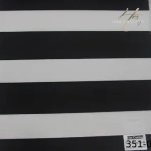 پرده زبرا مشکی کد 351-08