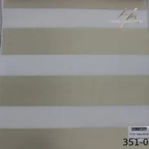 پرده زبرا کرم کد 351-02