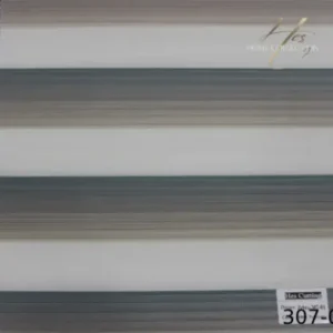 پرده زبرا قهوه ای کد 307-01